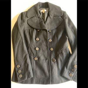 Very nice black pea coat jacket
